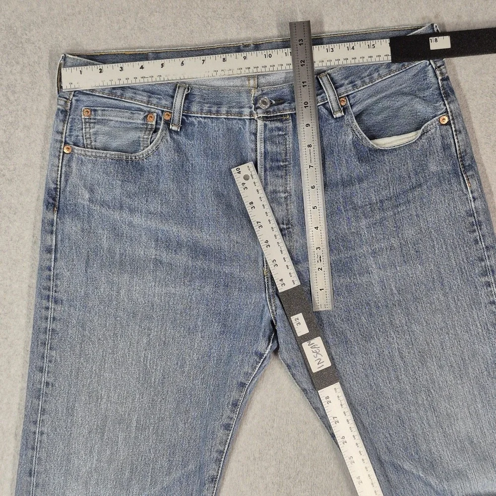 Levi's 501 Men Jeans 36X36 Blue Denim 32